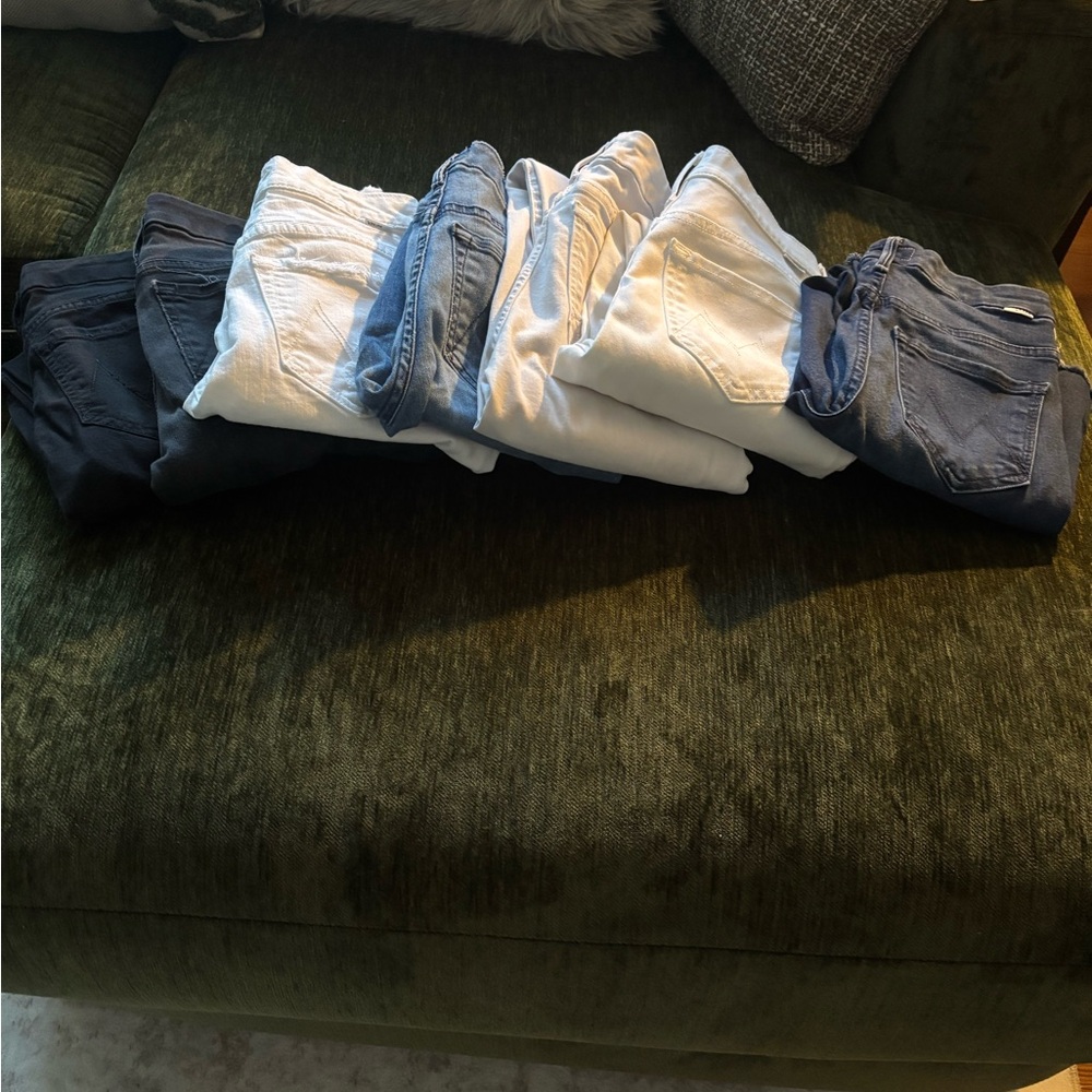 Mother Jeans stylish Blue Denim Jeans 7 pair